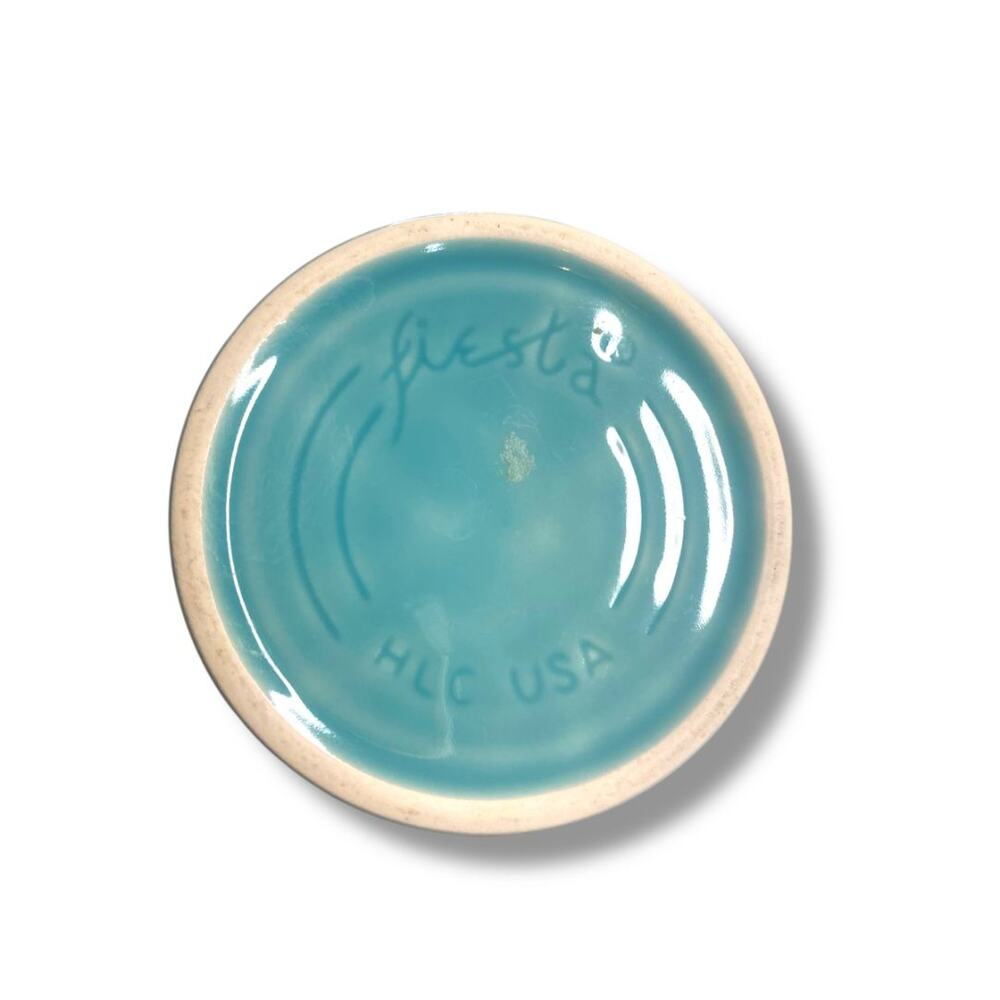 Fiesta  Small Utility Jam Jar Homer Laughlin 5.5" Turquoise - Picture 7 of 7
